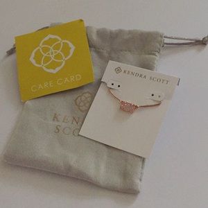 Kendra Scott Rose Gold Iridescent Druzy Pattie